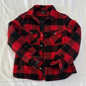 Red and Black Buffalo Plaid Jacket